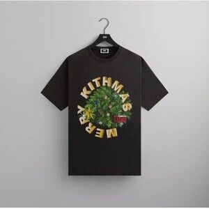 Kithmas Tree Vintage Tee Black Men’s Size Large New Without Tags FREE SHIPPING